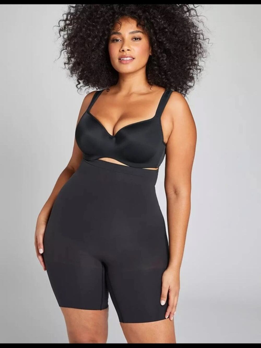 NWOT Cacique black 18/20 The slimmer ultra high waist short 2X
